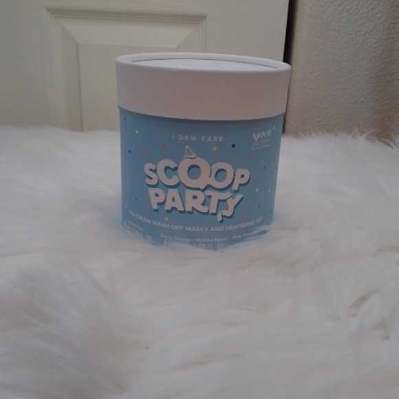Scoop Party, Ice Cream Wash-Off Mask and Headband Set, 2 Piece Set - Picture 1 of 3